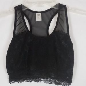 Joe Boxer Black Lace Bralette Medium